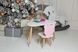 Комплект меблів дитині на 2-7 років стіл + стілець для малювання занять та їжі Pink 2