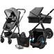 Универсальная коляска 3 в 1 Kinderkraft Veo Black/Gray (KKWVEOBLGR3000) 203247 фото 12