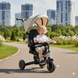Велосипед TURBOTRIKE MT 1036 3в1 складной с родительской ручкой EVA колеса beige MT 1036 beige фото