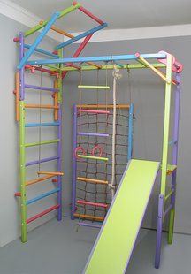 Детский домашний спортивный уголок decOKids Лиана цветной макси 702 фото