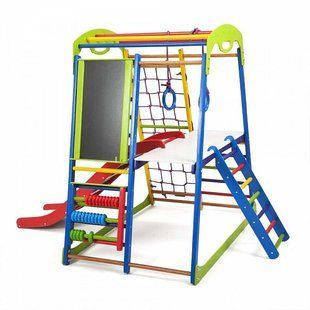 Ранний старт Ранее развитие спортивный комплекс для дома SportBaby SportWood Plus 3 &laquo;SportWood  Plus 3&raquo; фото