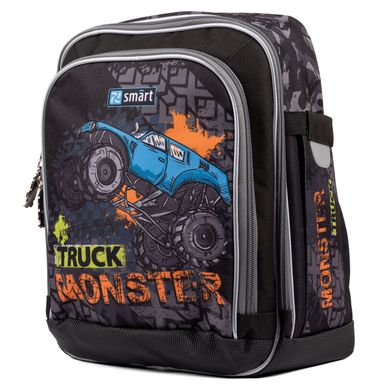 Рюкзак шкільний SMART H-55 Monster Truck черный 558026 фото