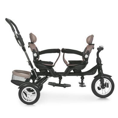 Детский трехколесный велосипед колясочного типа для двойни TURBOTRIKE MT 1004DUOS 1 MT 1004DUOS-2 фото