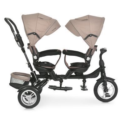 Детский трехколесный велосипед колясочного типа для двойни TURBOTRIKE MT 1004DUOS 1 MT 1004DUOS-2 фото