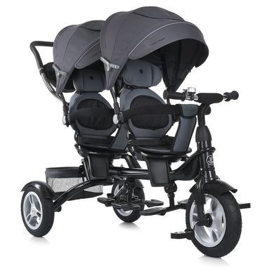 Детский трехколесный велосипед колясочного типа для двойни TURBOTRIKE MT 1004DUOS 1 MT 1004DUOS-2 фото