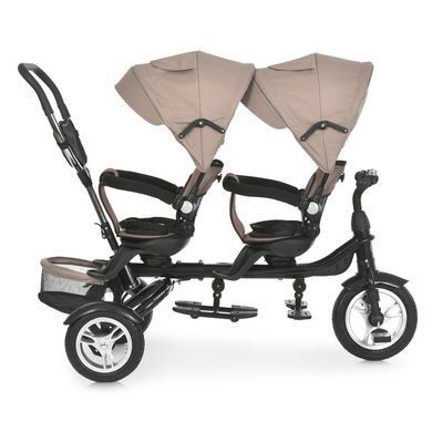 Детский трехколесный велосипед колясочного типа для двойни TURBOTRIKE MT 1004DUOS 1 MT 1004DUOS-2 фото