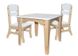 Столик и 2 стульчика комбинированные белые 159231039 фото