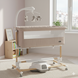 Дитяче ліжечко c заколисуючім механізмом CARRELLO Bloom CRL-10304 Cream Beige Wooden 103045 фото