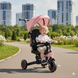 Велосипед TURBOTRIKE MT 1036 3в1 складной с родительской ручкой EVA колеса pink MT 1036 pink фото
