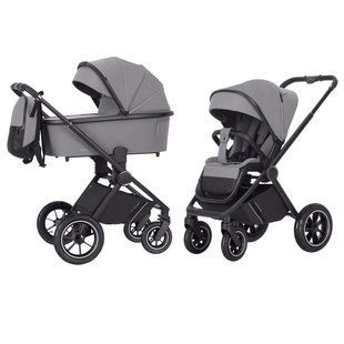 Коляска 2 в 1 Carrello Ultimo CRL-6516 BF AIR 2024 Smoke Grey BA100366 фото