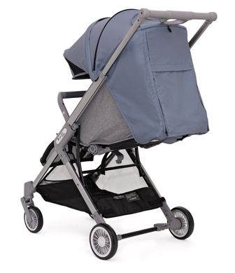 Babyzz Prime ультра-легкая прогулочная коляска 2020 Gray Blue + дождевик PR1 фото