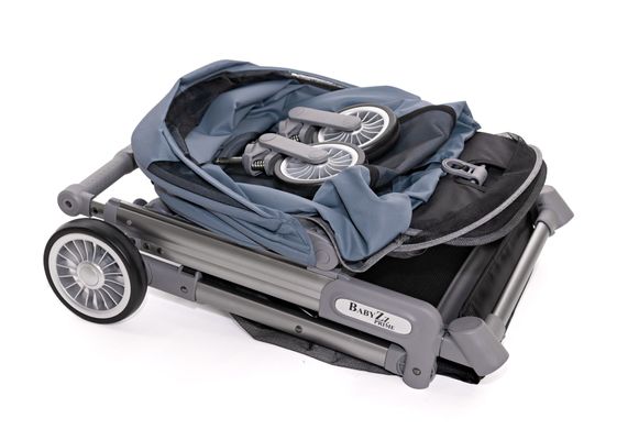 Babyzz Prime ультра-легка прогулянкова коляска 2020 Gray Blue + дощовик PR1 фото
