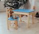 Дитячий стіл і стілець дитині 3-7років для малювання занять, їжі з шухлядою Colors 1