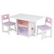 Детский стол с ящиками и двумя стульями Star Table & Chair Set KidKraft 26913 - розовый 26913 фото 1