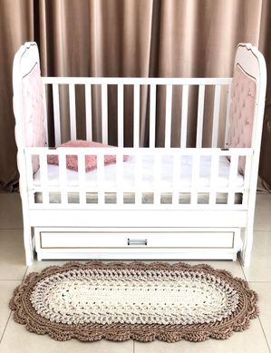 Детская кроватка Bamboccio ( Бамбучо ) Fantasy Lux WL-4 белая с золотом WL-4 фото