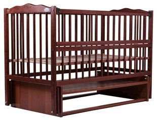 Кровать Babyroom Веселка маятник, откидной бок DVMO-2 бук тик 622004 фото