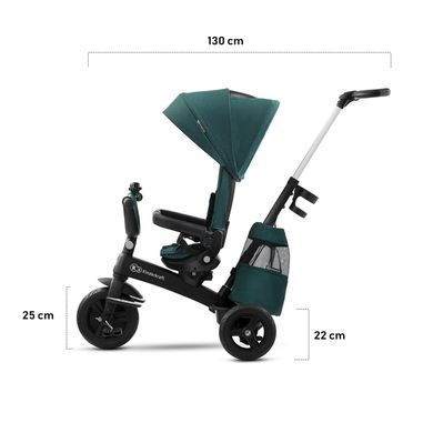 Триколісний велосипед Kinderkraft Easytwist Midnight Green (KKRETWIGRE0000) 220116 фото