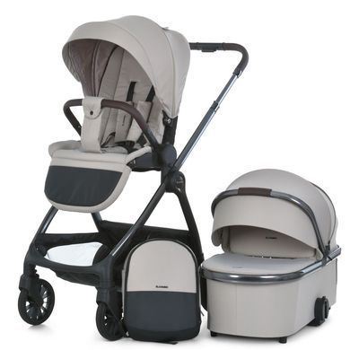 Коляска 2 в 1 El Camino ME 1183 RIVIERA 2026 Silver Milk ME 1183 Silver Milk фото