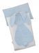Плед і подушка в ліжечко Twins Кролик 120х90 blue 9148 фото