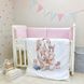 Комплект в ліжечко Маленька Соня (MSonya) Сімейка рожевий 2870 фото