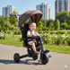 Велосипед TURBOTRIKE MT 1036 3в1 складной с родительской ручкой EVA колеса brown  MT 1036 brown фото