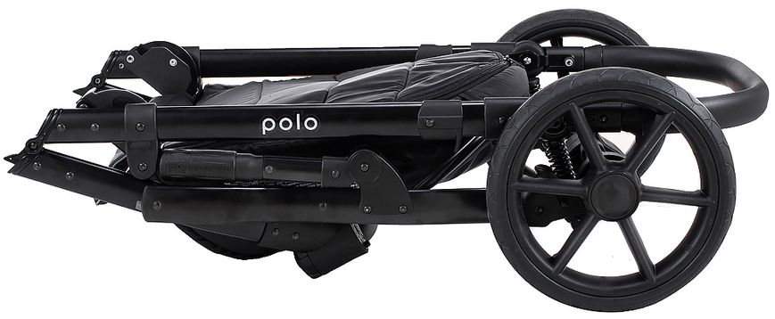 Коляска Bair Polo (Black) шкіра 100% 38 625171 фото