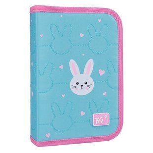 Пенал твердый одинарный с двумя клапанами Yes Funny Bunny HP-04 533625      фото
