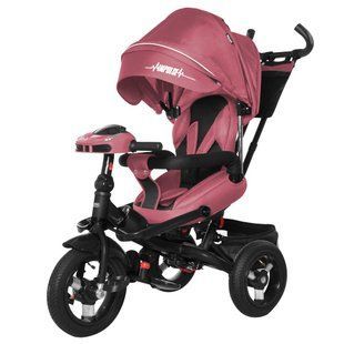 Велосипед трехколесный TILLY Impulse с пультом и усиленной рамой T-386/1 Красный лен 90939 фото
