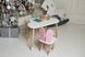 Стол и стульчик ребенку 2-7лет столик тучка и стульчик бабочка детский розовый. белоснежный детский столик