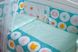 Детская постель Twins Eco Line New 6 эл E-021 Animals mint 9608 фото 1