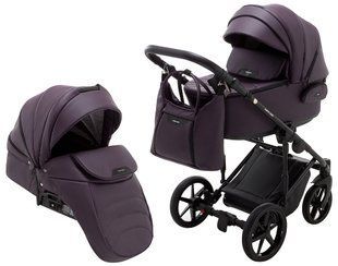 Коляска 2 в 1 Adamex Porto Light ECO кожа 100% SA-14 фиолетовый 625760 фото