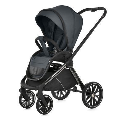 Дитяча коляска 2 в 1 El Camino ME 1124 PRESTIGE 2026 Black ME 1124-3 Black фото