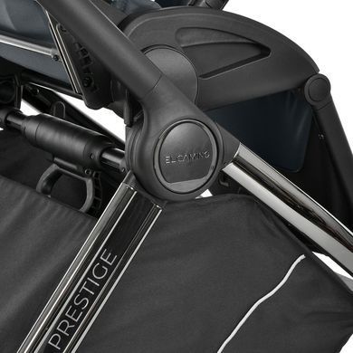 Дитяча коляска 2 в 1 El Camino ME 1124 PRESTIGE 2026 Black ME 1124-3 Black фото