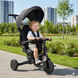 Велосипед TURBOTRIKE MT 1036 3в1 складной с родительской ручкой EVA колеса black MT 1036 black фото