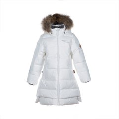 Зимнее пальто для девочек Huppa PARISH, цвет-белый