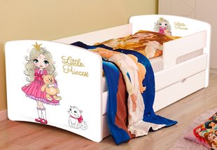 Кровать детская подростковая 170х80 decOKids ДСП Little Princess + ящик KC-5 фото