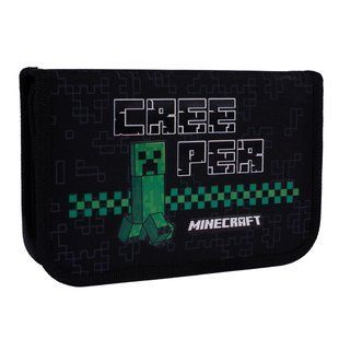 Пенал твердый одинарный с двумя клапанами Yes Minecraft Time HP-04 533631      фото