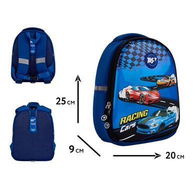 Рюкзак детский YES Racing Cars K-33 550020      фото