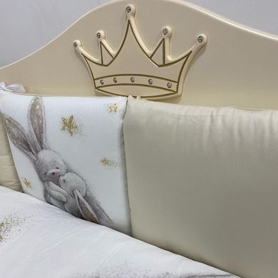 Комплект ліжечко та комод Angelo Korona LUX White Lux ko-1 фото