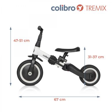 Велосипед 3-х колісний Colibro TREMIX 4 в 1 White 17035 фото