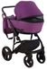 Детская коляска 2 в 1 Richmond (Ричмонд) Mirello кожа 100% М-16/17 фиолетовый - сиреневый 623869R фото 3