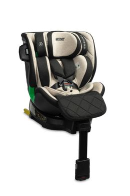 Автокрісло 0-36кг Caretero Turox I-SIZE Isofix (від 40 до 150 см) база 360° з подушкой Beige 396859 фото