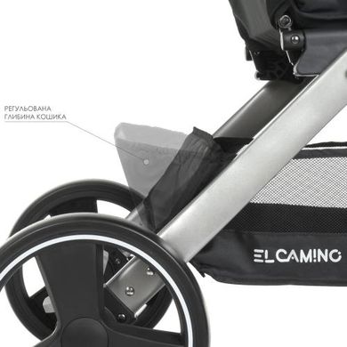Легка прогулнкова коляска El Camino ME 1053 DYNAMIC v.2 Pale Pink 247383 фото