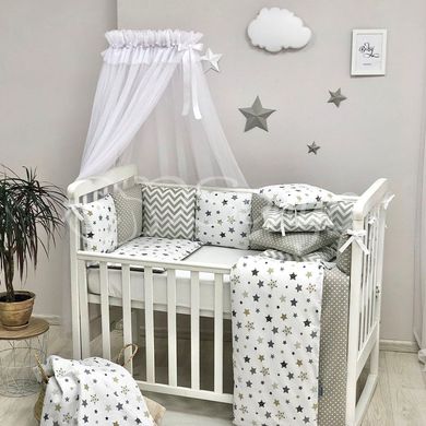 Балдахін на дитяче ліжечко M.Sonya Baby Design білий 3082 фото
