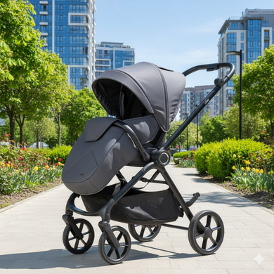 Дитяча коляска 2 в 1 El Camino Chloe ME 1191-1 Magnet Gray ME 1191-1 Magnet Gray фото