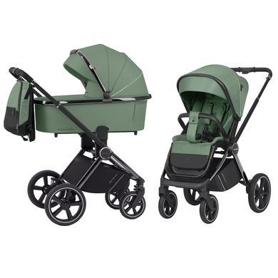 Дитяча коляска 2 в 1 Carrello Ultimo CRL-6511 NF Black Chrome Fern Green NF10036 фото