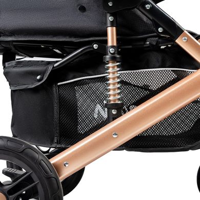 Прогулочная коляска Ninos Uno Black/Gold модель 2021 NU2021BG фото