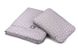 Плед з подушкою Cottonmoose Cotton Velvet 408/133/117 rain gray cotton velvet gray (сірий (краплі) з сірим (оксамит)) 623574 фото