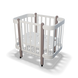 Детская кроватка люлька Ingvart NIKA 5-в-1, белый+розовый светлый, размер 60 3190031017-5 фото 107