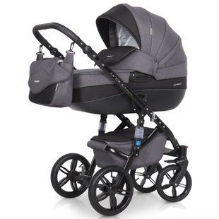 Коляска универсальная Riko Brano Natural 2 в 1 carbon R-BrN 07 фото